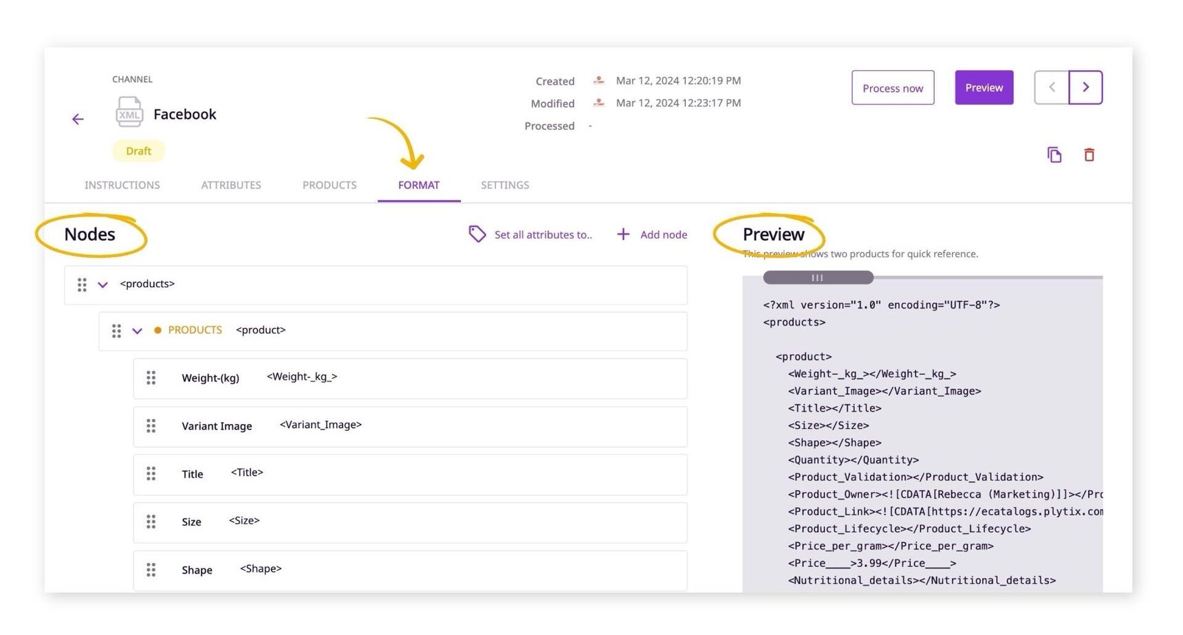Facebook (Meta) Creating an XML feed for Facebook Catalog Manager